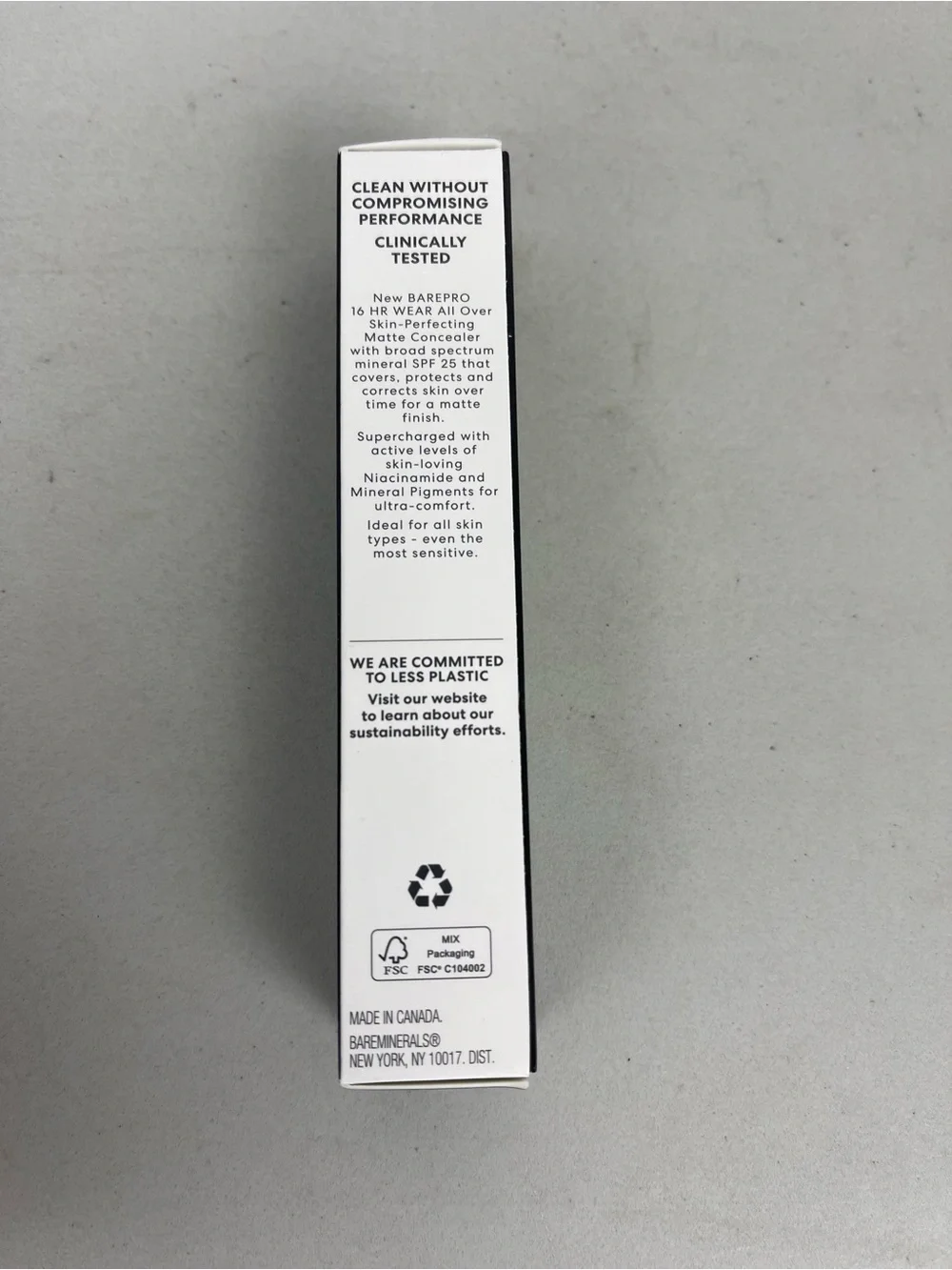 BareMinerals Barepro 16HR Wear All Over Skin Protecting Matte Concealer 250 NEW